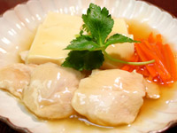 鶏肉レシピ ささみと豆腐のふわとろ煮