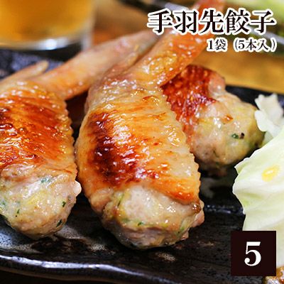 手羽先餃子（５本入・手羽餃子）※【 冷凍 限定配送 】※冷蔵限定商品とは同梱できません 別途送料がかかります
