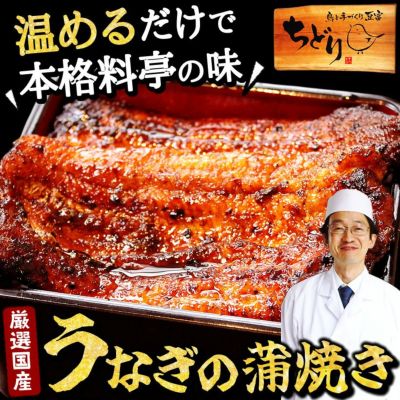 ふっくらととろけるような鰻の蒲焼き（大サイズ約160g）［ 国産 うなぎ 蒲焼き ］